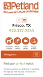 Mobile Screenshot of petlandfrisco.com